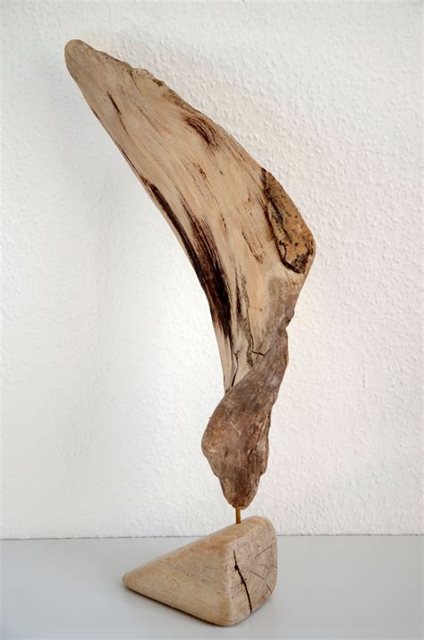 Treibholz Skulptur WAVE Driftwood Sculpture Manunatura De