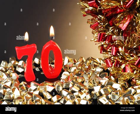 Happy birthday number 70 greeting hi-res stock photography and images ...