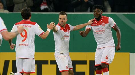 DFB Pokal Fortuna Düsseldorf nach Sieg gegen Erzgebirge Aue im