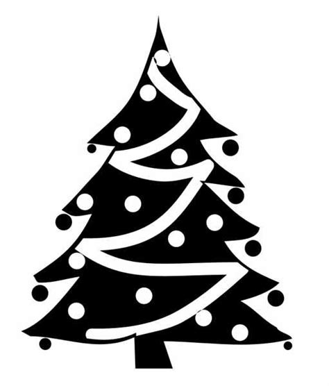 Christmas tree black and white christmas tree clip art black and white tumundografico - WikiClipArt