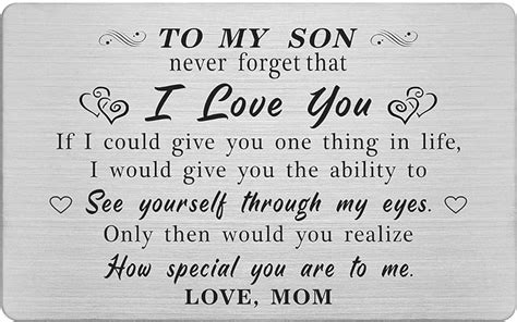 I Love You Mom From Son Quotes Susi Zilvia