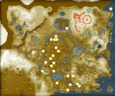 Botw Dlc Locations Map Arleen Michelle