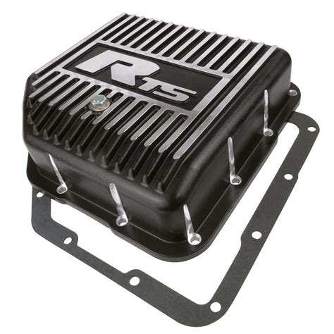 Rts Transmission Pan Deep Aluminium Finned Black Powdercoat Gm