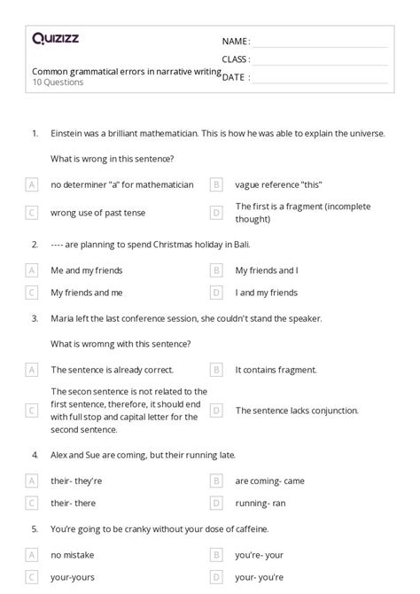 50 Narrative Writing Worksheets For 6th Grade On Quizizz Free