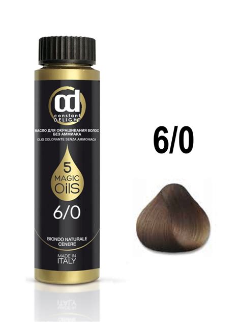 CONSTANT DELIGHT Масло MAGIC 5 OILS для окрашивания волос 6/0 светло ...