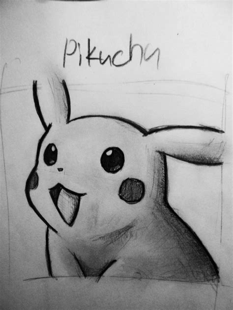 Pikachu Sketch POKEMON by Jessie-KatCat on DeviantArt