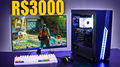 O MELHOR PC Gamer BARATO até R 3000 RODA TUDO e FAZER LIVES