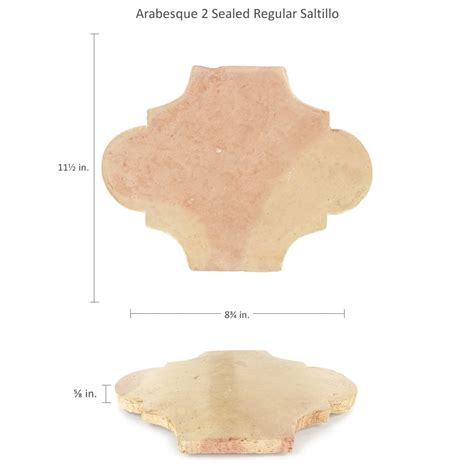 875 X 115 Sealed Arabesque 2 Regular Saltillo Square Edges Floor