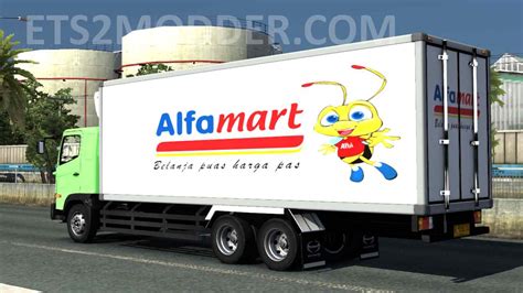 Skin Truck Hino 500 NG Alfamart Indomart Mod Ets 2 Indonesia