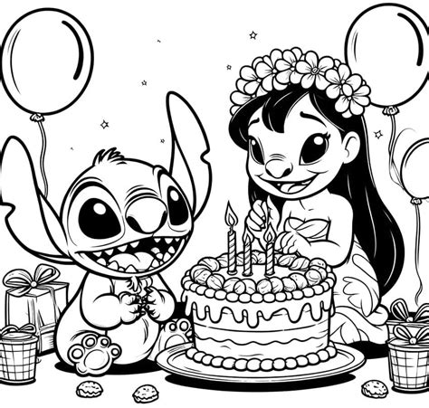 Lilo And Stitch Coloring Pages 43 Brand New Coloring Sheets In 2024