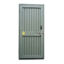 Hinged Rectangular Non Polished Metal Pressed Steel Doors For Home