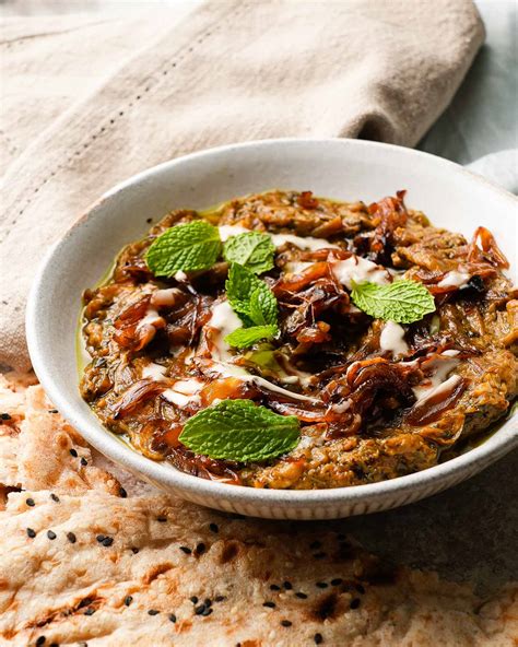 Kashke Bademjan Persian Eggplant Dip Lindsey Eats