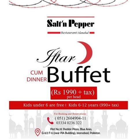 Sehri Iftar Buffet & Deals Menu Ramadan – Home Foodies