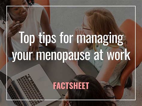 Top Tips For Managing Menopause At Work Rock My Menopause