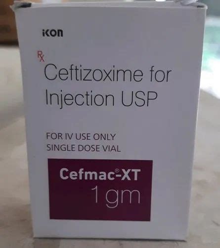 Cefmac xt Ceftizoxime Injection, 1 gm at Rs 410/vial in Prayagraj | ID: 23466357673