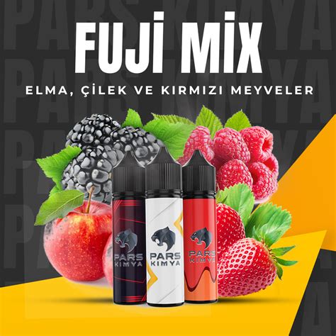 Fuji Mix 30 60 100 ML Dıy kit Aroma Pars Kimya Lezzet Durağınız