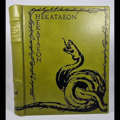 2022 1st Edtn Thus Ltd Edtn 35 Signed The Hekataeon By Jack Grayle Illus Rowan E Cassidy