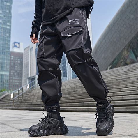 Men S Cyberpunk Cargo Pants Cyberpunk Clothing