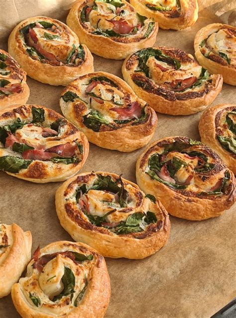 Ham And Cheese Spinach Swirls Pinch Of Nom