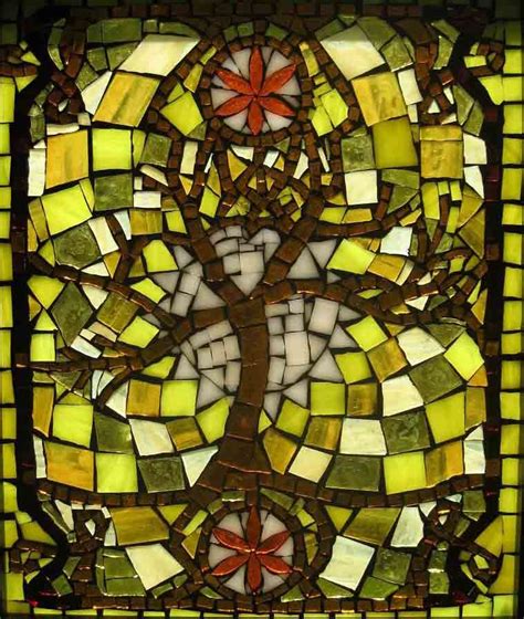 Stunning Stained Glass Mosaic Tree Of Life