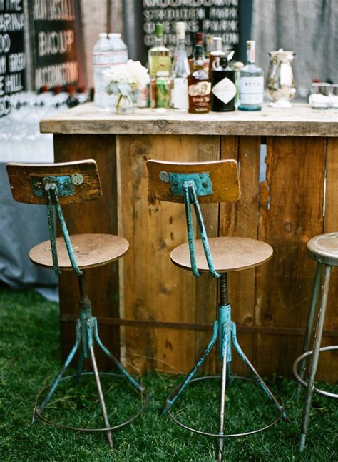 Rustic Outdoor Bar Stools | Foter