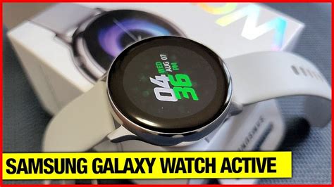 Samsung Galaxy Watch Active Unboxing Specifications Youtube