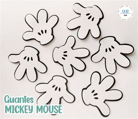 Guantes De Fomi Guante De Mickey Manualidades Guantes