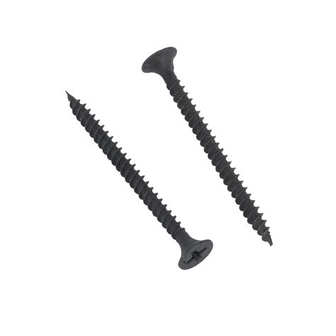 Phillips Bugle Head Drywall Screw Coarse Fine Thread Black Phosphated