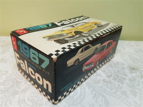 Vintage Amt Ford Falcon Model Kit Scale Sports Coupe With Org