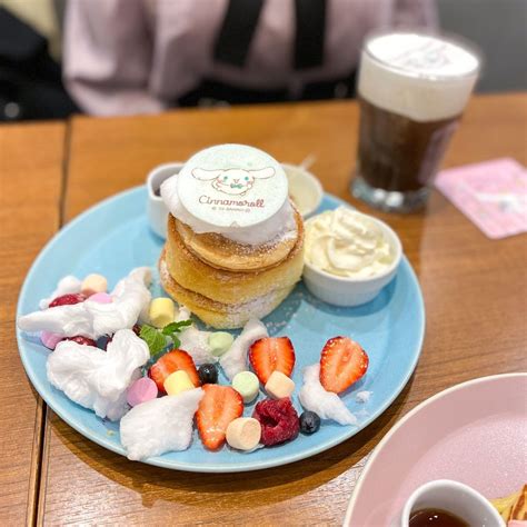 Dreamy Cinnamoroll Pancakes At Butter X Sanrio Character Collaboration