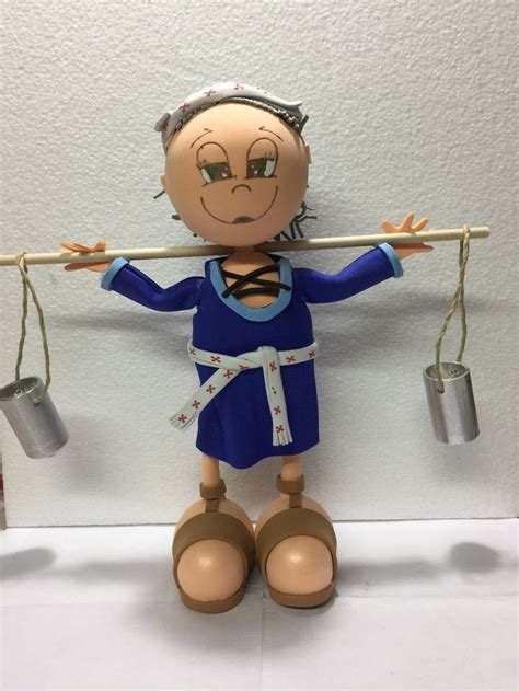 Fofucho aguador para Belén Nacimiento en goma eva Vault boy