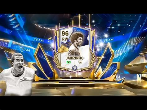 96 RATED TOTY ICON JAIRZINHO IS TOO GOOD BEST RW FC MOBILE YouTube