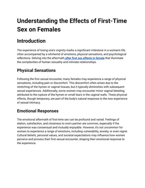 Ppt Understanding The Effects Of First Time Sex On Females Powerpoint Presentation Id13068228