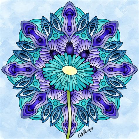 Pin By Beverley Benjamin On Mandala Design Art Colorful Art Mandala