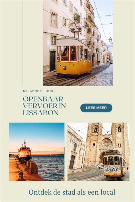 Het Openbaar Vervoer In Lissabon Travel Discover