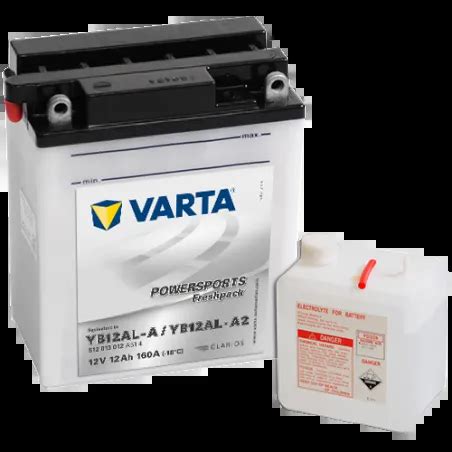 Varta YB12AL A YB12AL A2 512013012 Bateria De Motocicleta Varta 12Ah 12V