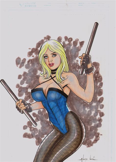 Pinup Art Black Canary Dinah Ink Color Lei Zelda Characters