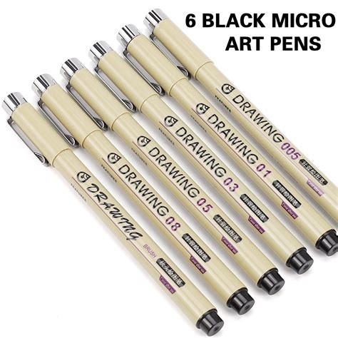 Snapklik Micro Fineliner Drawing Art Pens Black Fine Line