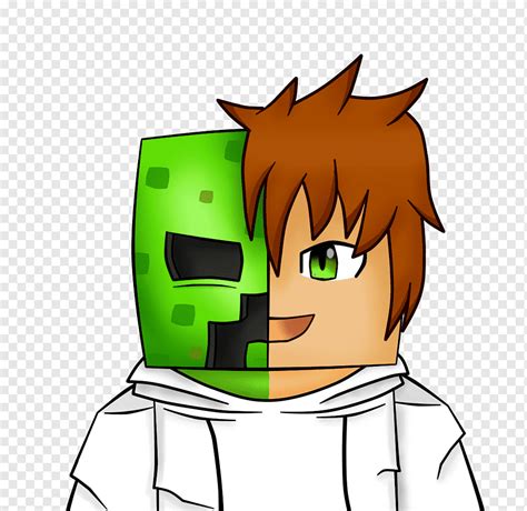 Minecraft Creeper Minecraft Chibi Head Boy Png Pngwing