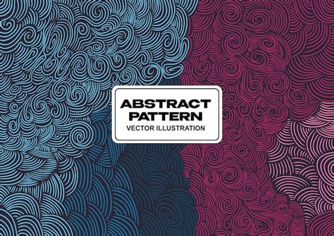 Premium Vector Abstract Line Pattern Illustration