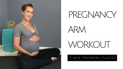 Pregnancy Arm Workout 7 Min Upper Body Prenatal Pilates With Tamara