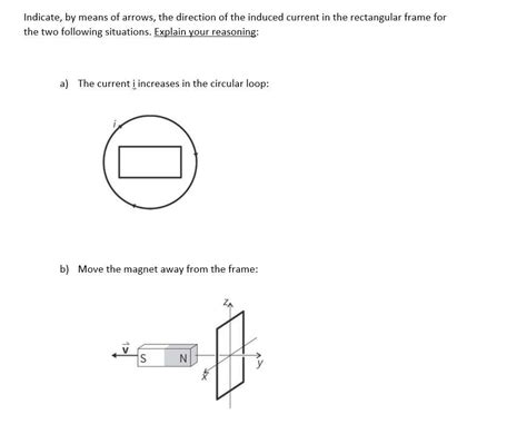 Solved Indicate By Means Of Arrows The Direction Of The Chegg