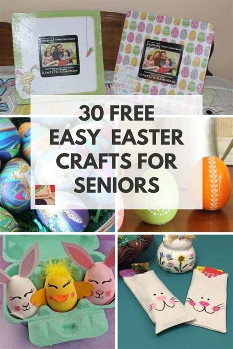 Easter Crafts For Seniors Easter Crafts For Adults Diy Easter Gifts