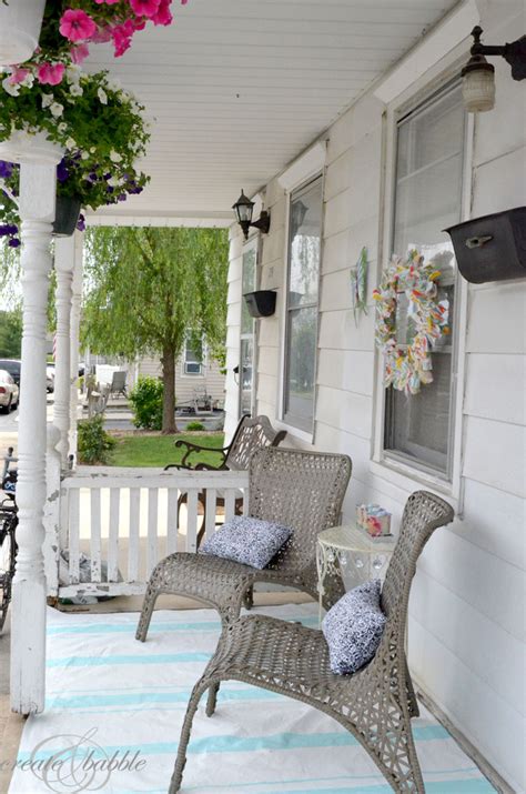 Front Porch Makeover Create and Babble