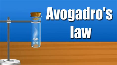 Avogadros Law Experiment With Explanation
