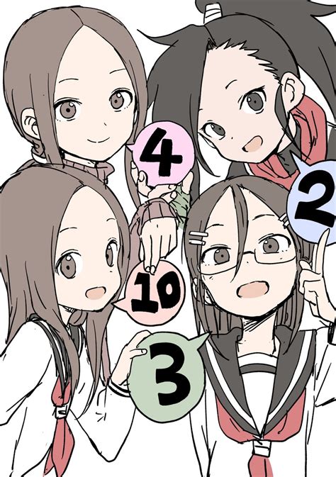 Takagi San Tsubaki And Tenkawa Yukari Karakai Jouzu No Takagi San And 1 More Drawn By