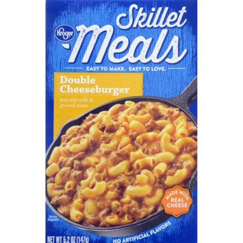 Kroger Skillet Meals Double Cheeseburger Meal Oz Qfc