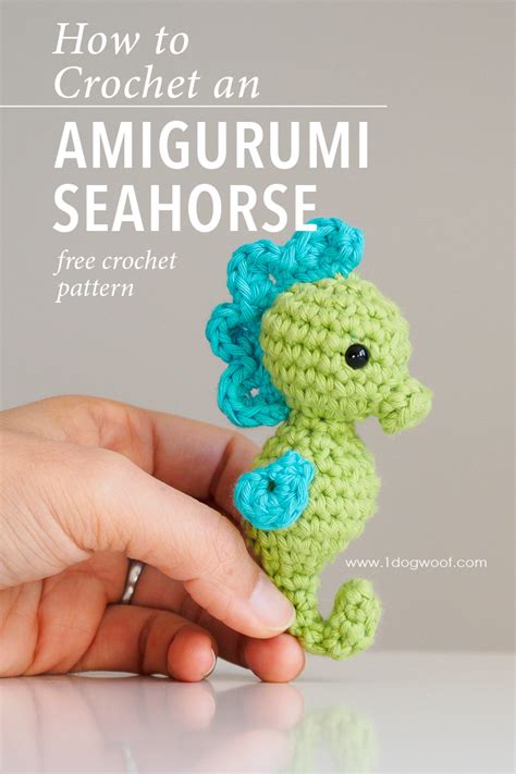 Amigurumi Seahorse Crochet Pattern - One Dog Woof