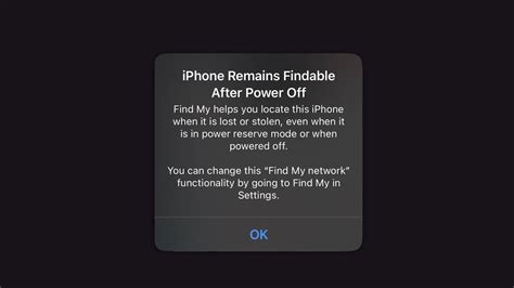 Iphone Remains Findable After Power Off Shorts Youtube