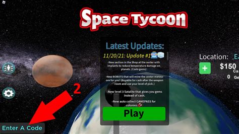 Roblox Space Tycoon Codes - Pro Game Guides